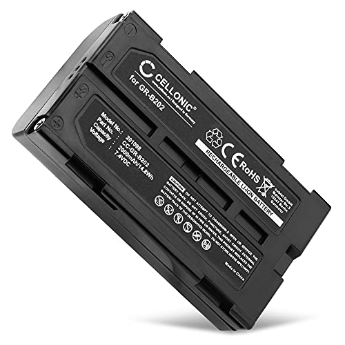 CELLONIC® Batería Repuesto GR-B202,VW-VBD070,-VBD1,VM-BPL13,-BPL27 compatible con Panasonic NV-DX1, NV-GS280, -GS250, VM-H775, RCA Pro-V730 Accu Sustitución Camara 2000mAh VW-B202,VW-VBD1,VW-VBD2, Battery