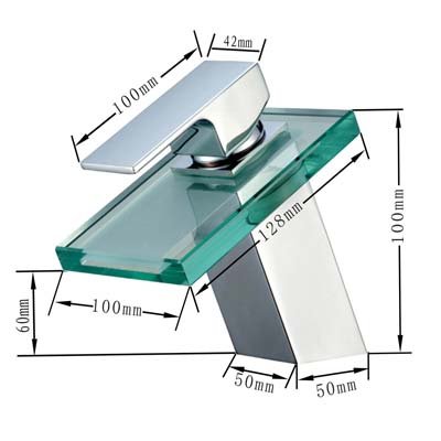 Eaxus LED RGB bateria szklana umywalka łazienkowa chrom kran umywalka jednouchwytowa bateria umywalkowa bateria łazienkowa bateria umywalkowa bateria łazienkowa bateria umywalkowa