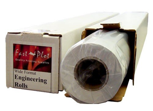 Fastplot Uncoated Inkjet Bond Plotter Paper - 36" X 150' 2" Core / 4 Rolls #TOP3