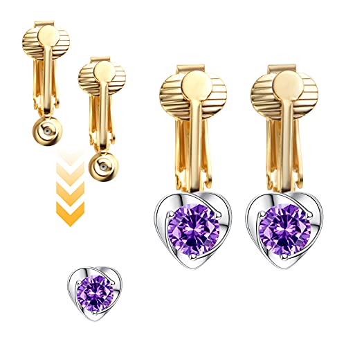 20Pcs Golden Clip-On Earring Converters Hypoallergenic Brass Bullet Earring Clip Backs Components Findings Earring Designs For Women Men Girls Non-Pierced Ears, 19.5 Mm X 10 Mm #TOP5