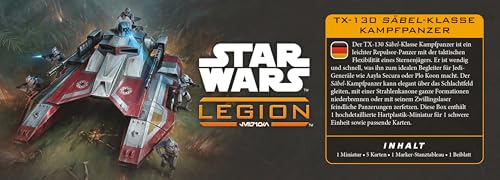 TX-130 Saber Tank Star Wars Legión juego de miniaturas Asmodee 5