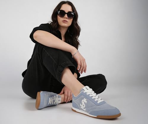 Image of LOUIS STITCH Women's Casual Lightweight Sneakers | Ortholite Cushioned Comfort | Dual-Color TPR Sole | Lightweight & Comfortable Casual Lace-Up Shoes | LSD-SNK-NBL & DNM