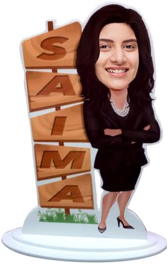 Foto Factory Gifts Boss Lady Caricature With Name CA1007