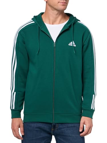 Veste à capuche Adidas zippée pour homme qui cherche confort et chaleur