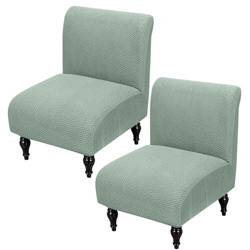 FUANGUI Armless Accent Chair Cover Slipcover Covers
