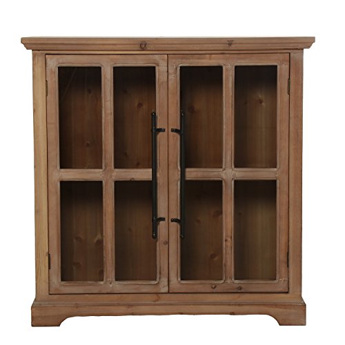 DONREGALOWEB - Aparador de Madera de Abeto Rustico en Color Roble o Parte Inferior de Vitrina