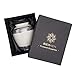 BIERKEN - FUNERAL SUPPLIES - Adult Memorial Urn - Large Size - Silver Aluminum - Modern Style - 9.5 x 7 inches - Holds Remains Up to 200 lbs
