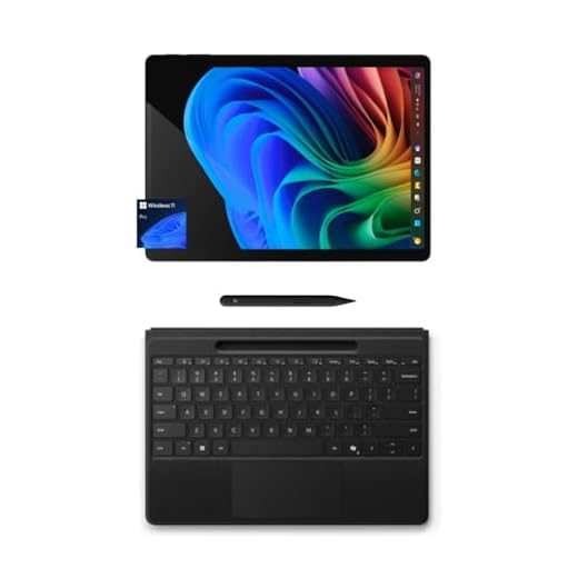 Microsoft Surface Pro 11 Bundle, 2-in-1 Tablet with Flex Keyboard and Slim Pen, Copilot+ PC, 13" Touchscreen OLED Display, Snapdragon X Elite (12 Core), 16GB RAM, 1TB SSD, Windows 11 Pro, Black
