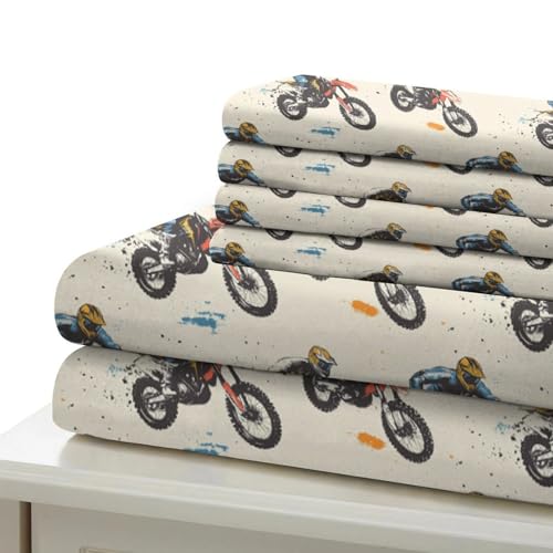 Housse de couette motocross ultra douce et résistante 3 pièces - 7