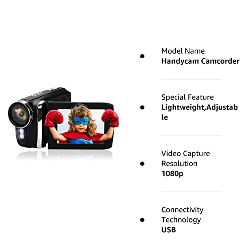Video Camera Camcorder For Kids Full Hd 1080P 30Fps 36.0Mp Digital Cameras Recorder For Youtube Tiktok 2.8 Inch 270 Degree Rotation Screen Vlogging Camcorders For Teens Children Beginners #TOP7