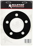 Allstar Performance Wheel Spacer, 5 x 5.00 in Bolt Pattern, 1/4 in Thick, Steel, Black Paint, Each (ALL44126)