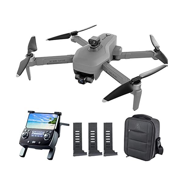 ZLL SG906 MAX2 GPS Drohne mit Kamera EIS 4K HD, 4km Kontrollabstand, 360 Grad Laser Hindernis Vermeidung, 3-Achsen Gimbal, FPV Professioneller RC Quadcopter, 3 Batterien