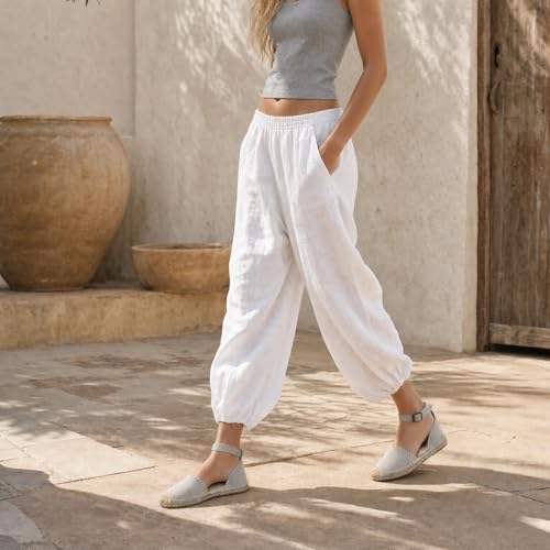 Image of Women's Espadrille FLat Sandals Closed Toe Ankle Wrap,Classic Lace Up Summer Dressy Flat Shoes
