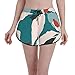Produktbild Inaayayi Boardshorts Tropical Aesthetic Rose Cactus Pereskia Grandifolia Flowers Damen Badehose Casual Badeshorts Sommer Quick Dry Kordelzug Sport Badeshorts, Schwarz , M