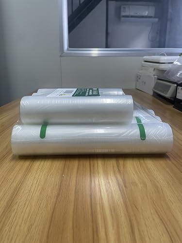 Foto von O2frepak 6 Folienrollen 15x600cm(1) und20x600cm(2) und28x600cm(3) Vakuumierrollen für Lebensmittel,BPA-Frei Vakuumierbeutel Sous Vide Beutel Folien für Vakuumierer und Folienschweißgeräte Geeignet