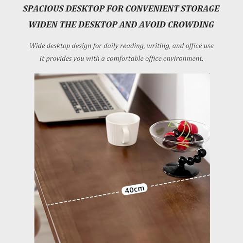 Table murale pliante bureau flottant gain de place 60x30 cm - 6