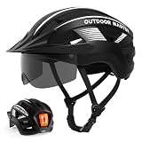 OutdoorMaster Helmet with Goggles and Sun Visor