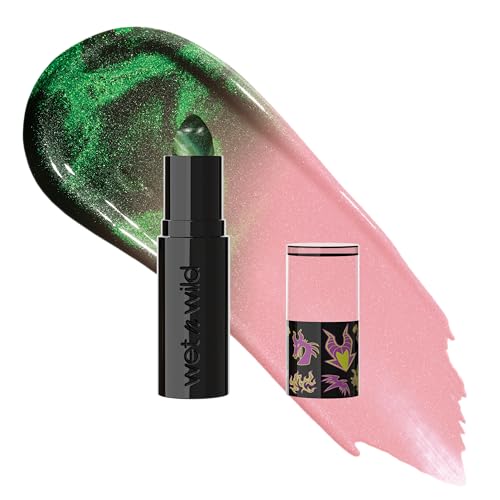 Wet n Wild x Disney Villains Be Wicked Lip Balm Color Changing pH Lip Tint & Moisturizing Balm Sheer Glow - Maleficent Inspired Makeup Dark Curses
