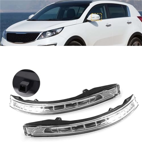 Espejo retrovisor coche luz giro Kia Sportage para viajes familiares y conducción nocturna 6