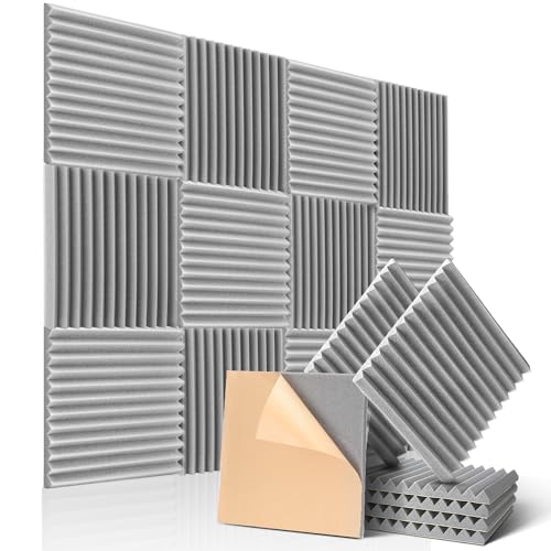 Zelfklevende Akoestische Panelen – 12 stuks Zelfklevende Akoestische Panelen – 12 stuks