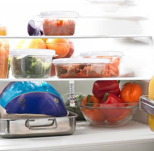 Silikondeckel, Silikon Deckel Stretch, Silikondeckel Dehnbar, für Feinkostgläse, Schüsseln, Becher, Obst, Transparent, 6.5 cm, 6 Stück