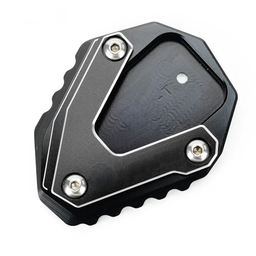 Motorrad CNC Kickstand Seite Stehen Verlängerung Pad Plateand Zubehör Für MOTO Für V85TT Für V85 TT V 85 2020-2022 Seitenständer Pad(Color1)