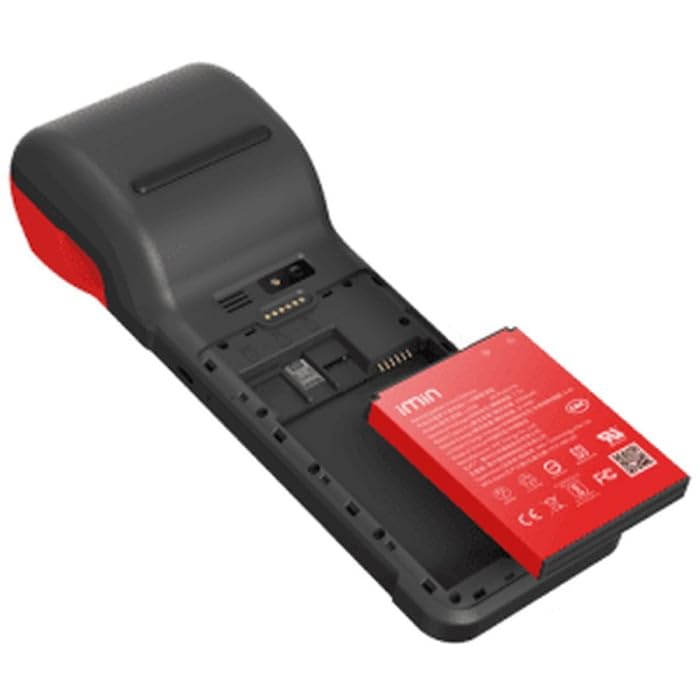 Image of Mobile POS with free Online Ordering Software - Free 60-Day Restaurant System iMin Swift 2 Series, Ultra-Large 6.5 inch Display and 100mm /s Printing Speed