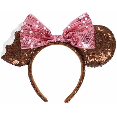 Amazon Co Jp カチューシャ ミニー マウス ローズピンク スパンコール リボン ディズニー お揃い グッズ 可愛い ヘア アクセサリー リゾート限定 服 ファッション小物