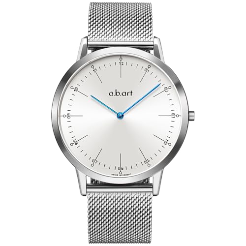 Imagen de a.b.art FL41-101-6S Reloj de cuarzo para hombre con movimiento suizo Ronda y cristal de zafiro