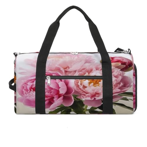 Sac de sport étanche pivoine idéal pour vos séances de fitness et weekends