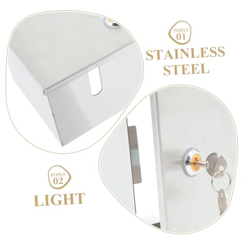 Boîte de prise étanche antivol inox pour prise murale extérieure 2 modules