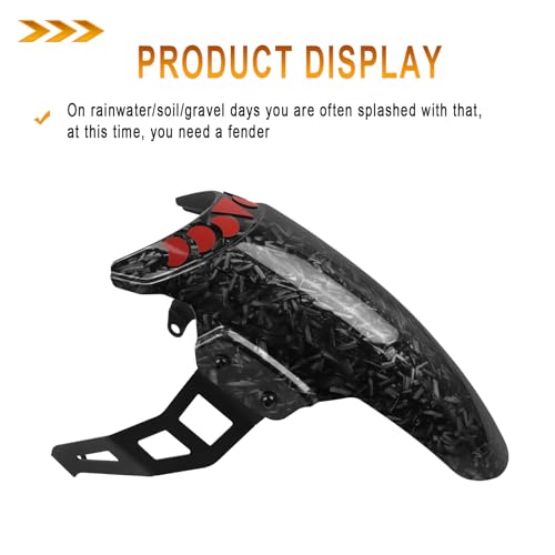 Image of Motorcycle Front Mudguard Extender Extension Fender Bracket Replacement for Tiger 1200 Rally Pro 2022 2023 Tiger 1200 Rally Explorer 22-23 Wheel Mudguards Splash Guard Cover (Type B)