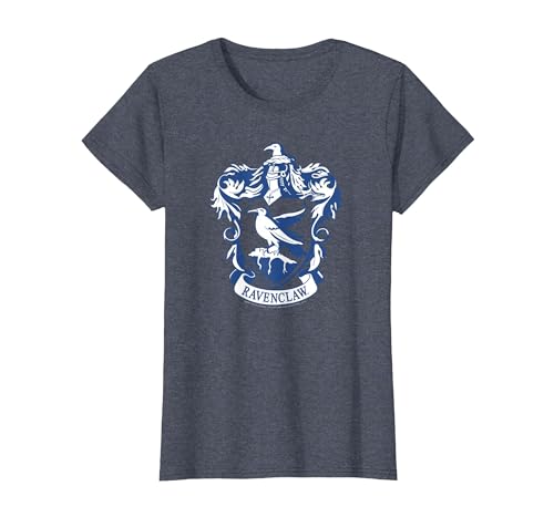 Harry Potter Ravenclaw Crest T-Shirt, Women, Heather Blue, X-Large