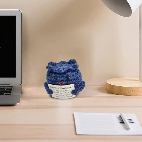 Générique Positives Häkelgemüse – Strickspielzeug Kaninchen Zwiebel Blaubeere | Perfekt für emotionale Unterstützung, schöne Heimdekoration, Geschenkidee, Handwerk, für