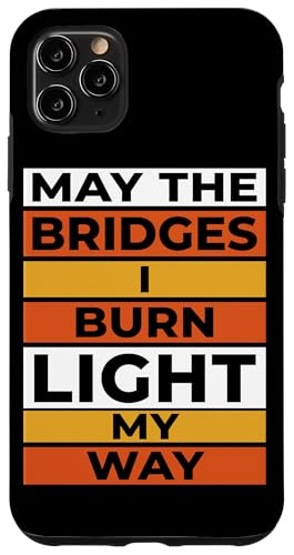 May The Bridges I Burn Light My Way 70s �X�g���C�v �X�}�z�P�[�X iPhone 11 Pro Max �p