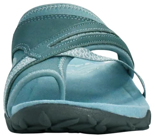 Merrell Merrell Women's Terran Post II Sandal, Blue Smoke, 8