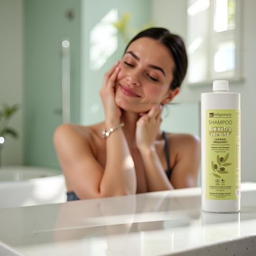 La Saponaria Shampoo Liquido Extravergine 1 Litro - 4