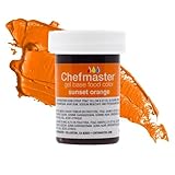 Chefmaster Gel Food Color, 1-Ounce, Sunset Orange