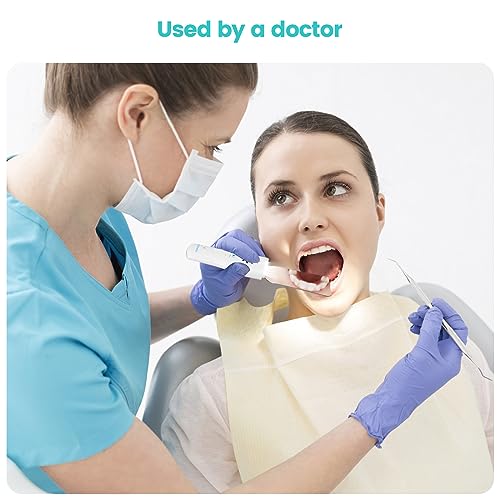 Dental Photography Aid, Dental Electric LED Photography Mirror with Defogging for HD Imaging, Dental Mirror with Anti-scratch Design with Four Stainless Steel Reflectors - Thumbnail 6