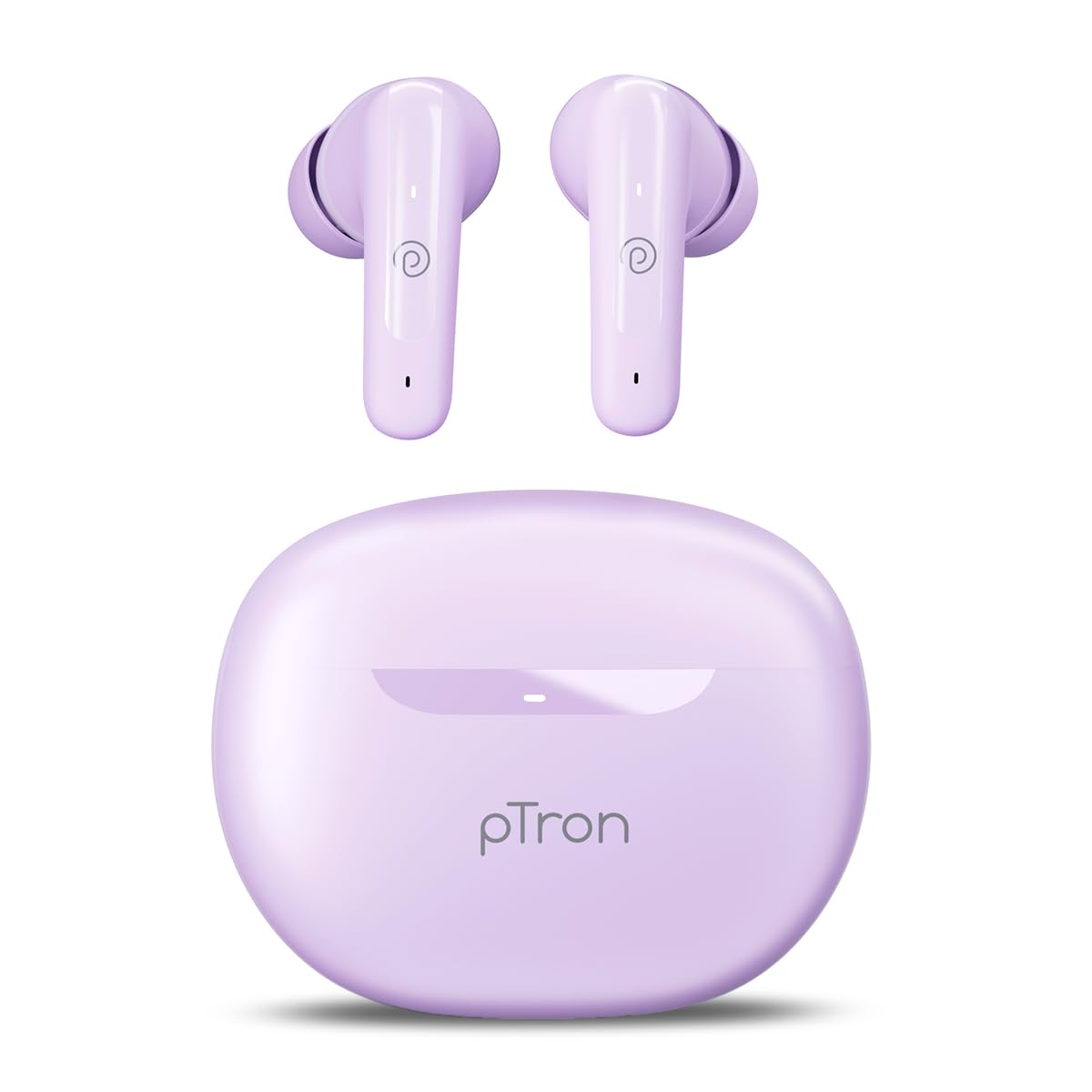 pTron Bassbuds Astra in-Ear TWS Earbuds with Stereo Sound, 34Hrs Playtime, Stereo Calls, Bluetooth V5.3 Headphones with Quick Pairing, Touch Control, Voice Assistant, Type C Charging & IPX4 (Lilac)-image-42