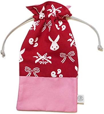 Amazon 御朱印帳用巾着袋 ご縁うさぎ 茜 巾着ポーチ 巾着バッグ インナーバッグ サイズ 小さい 御朱印帳 ごしゅいんちょう 朱印帳 ご 朱印帳 おしゃれ かわいい 大判 御朱印帳入れ 御朱印 神社 朱印 御影帳 お遍路グッズ 御朱印帖 和柄 かっこいい うさぎ 朱印帳 集