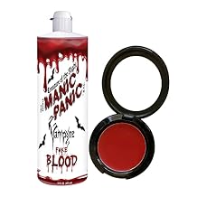 MANIC PANIC Vampire Fake Blood Bundle with Vampires Kiss Red Face and Body Paint