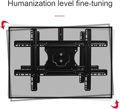 Bras de moniteur et support de plafond réglable pour TV 55-75 pouces