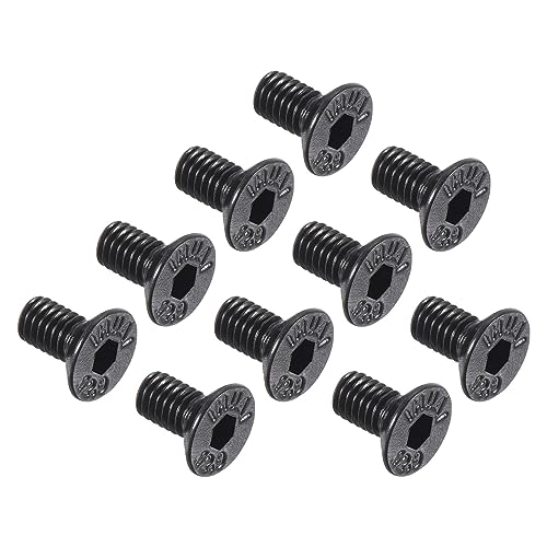 20 Tornillos De Cabeza Hueca Hexagonal M3 - 45mm Y 50mm, Aleación De Acero Negro, Para Bricolaje