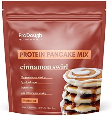 ProDough Shop Buttermilk Pancake and Waffle Mix - Gluten Free, Low Carb, High Protein Pancake Mix - Healthy Pancakes and Waffles for Breakfast or Snack