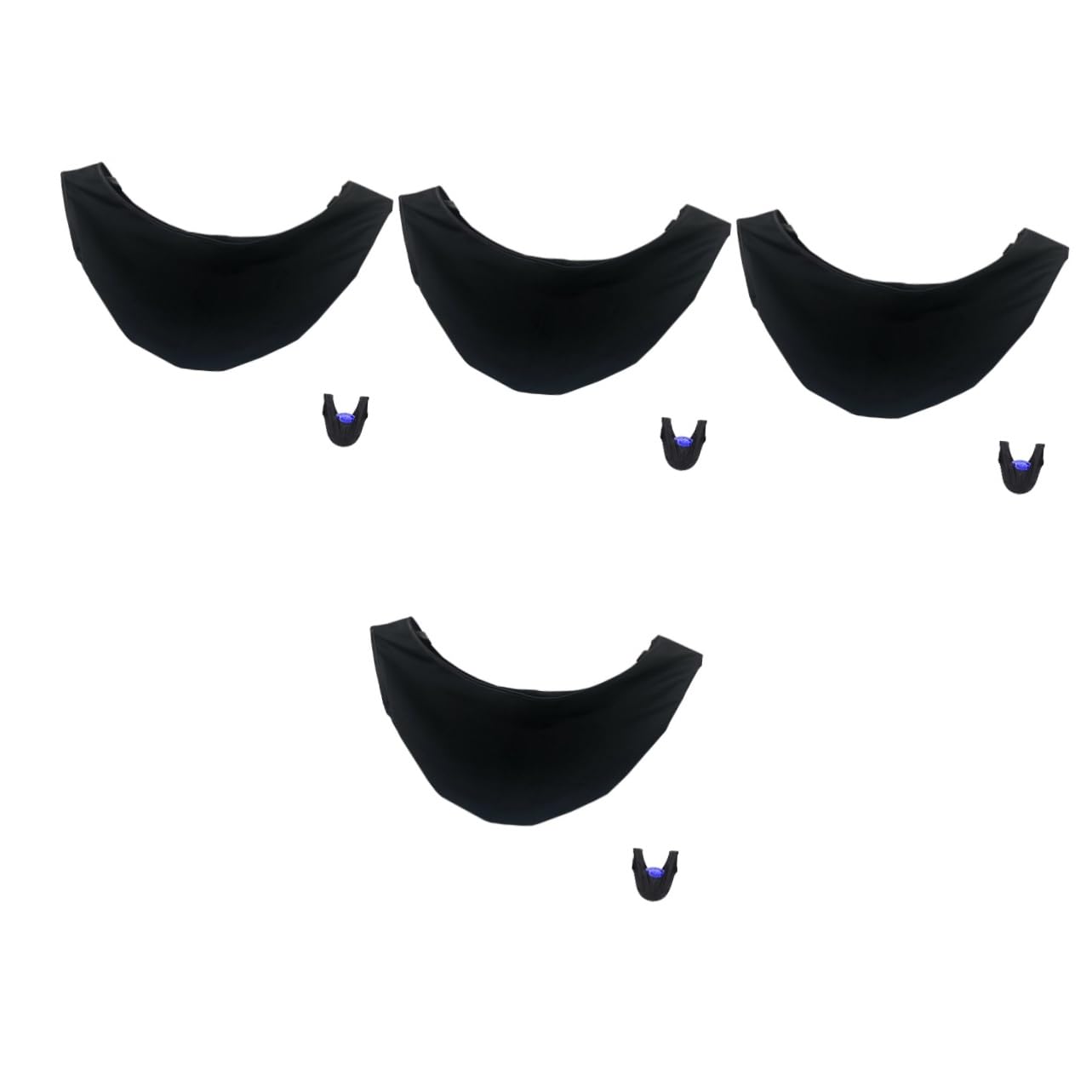 Mipcase 3pcs Bowling Ball Cleaning Kit Microfiber Towel Polishing Pad for Beginners Pros