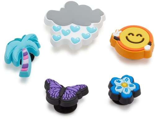 Image of Crocs 5-Pack Nature Shoe Charms | Jibbitz, Chill Summer, One Size