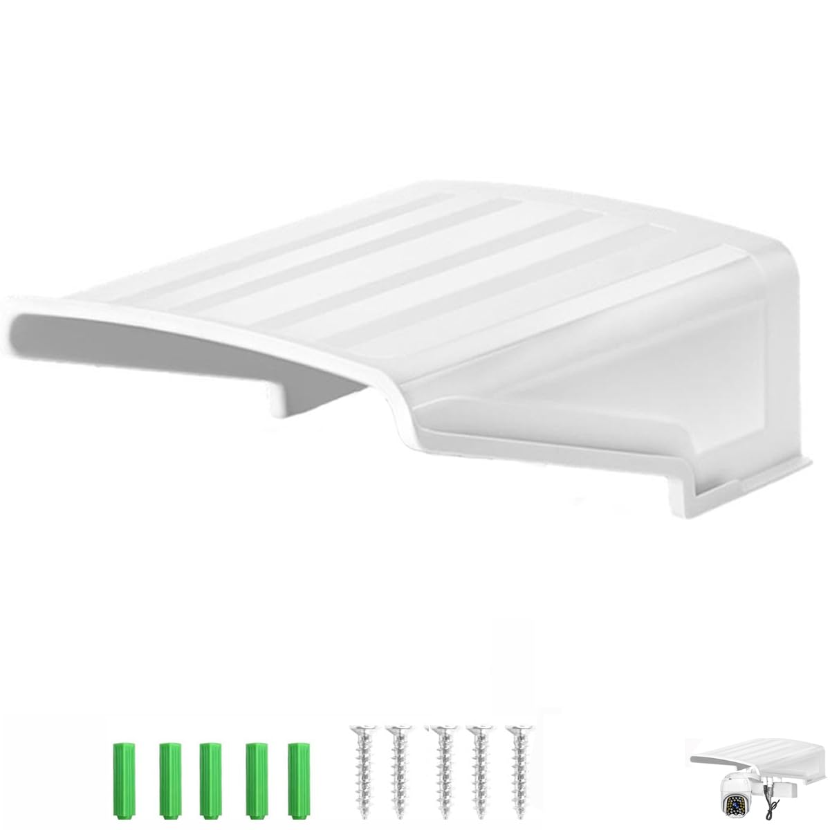 Copertura Antipioggia Per Telecamere Sicurezza E-HORDE - Set 2 Pezzi Universale Per Telecamere Bullet E Dome - Foto 9