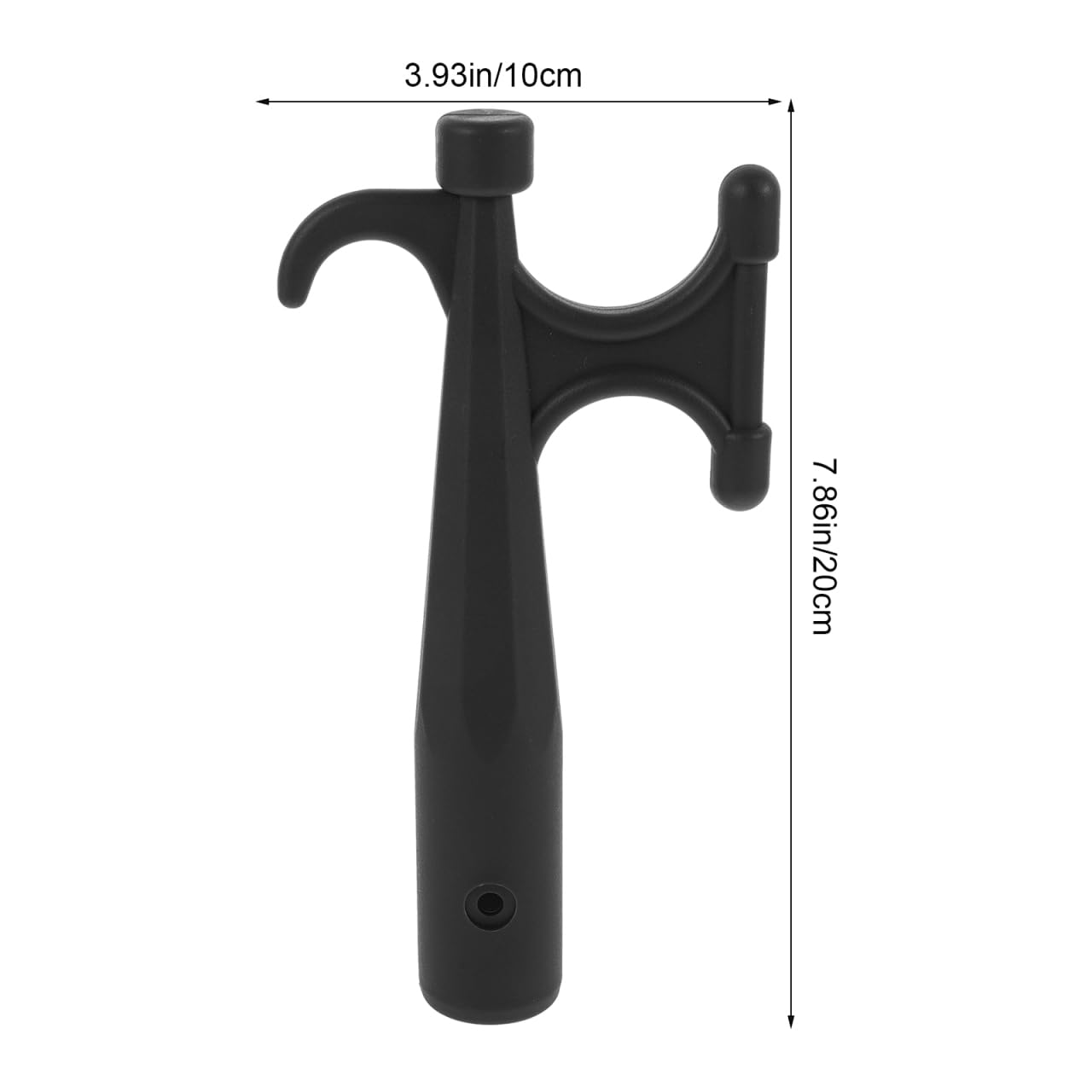 UPKOCH Spitzhacke Dock-Hardware Bootszubehör Hakenkopf für Rettungsboote teleskopisch Bootshaken Boot Haken Mehrzweck Kajakhaken Schwimmhaken für Verlängerungsstange Nylon Black