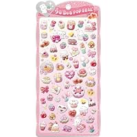 確認用　うるちゅる　オバケーヌ　シール　4枚セット 再入荷時期未定】オバケーヌ ぷっくり立体！うるちゅるポップシール